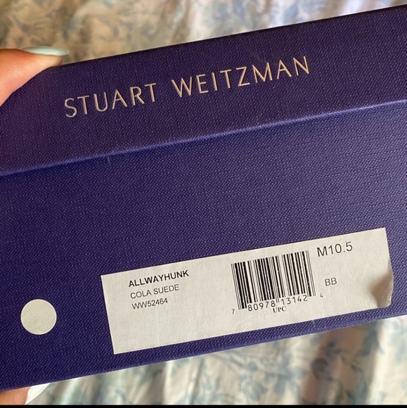 🤎HP🤎NEW STUART WEITZMAN Allwayhunk Brown Suede Over-The-Knee Boot Size 10.5 - Picture 6 of 9